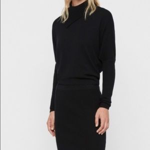NWT All Saints Black Sweater Dress Size Large